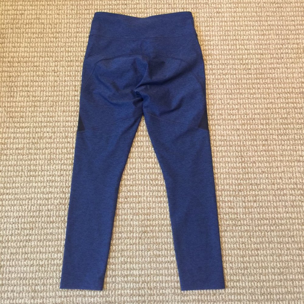 Outdoor Voices Two-Tone Leggings Black Blue Small - Picture 7 of 7